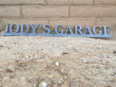 Custom Garage Sign Custom Metal Sign Family Room Decor Family Sign Metal Word Art Decorations